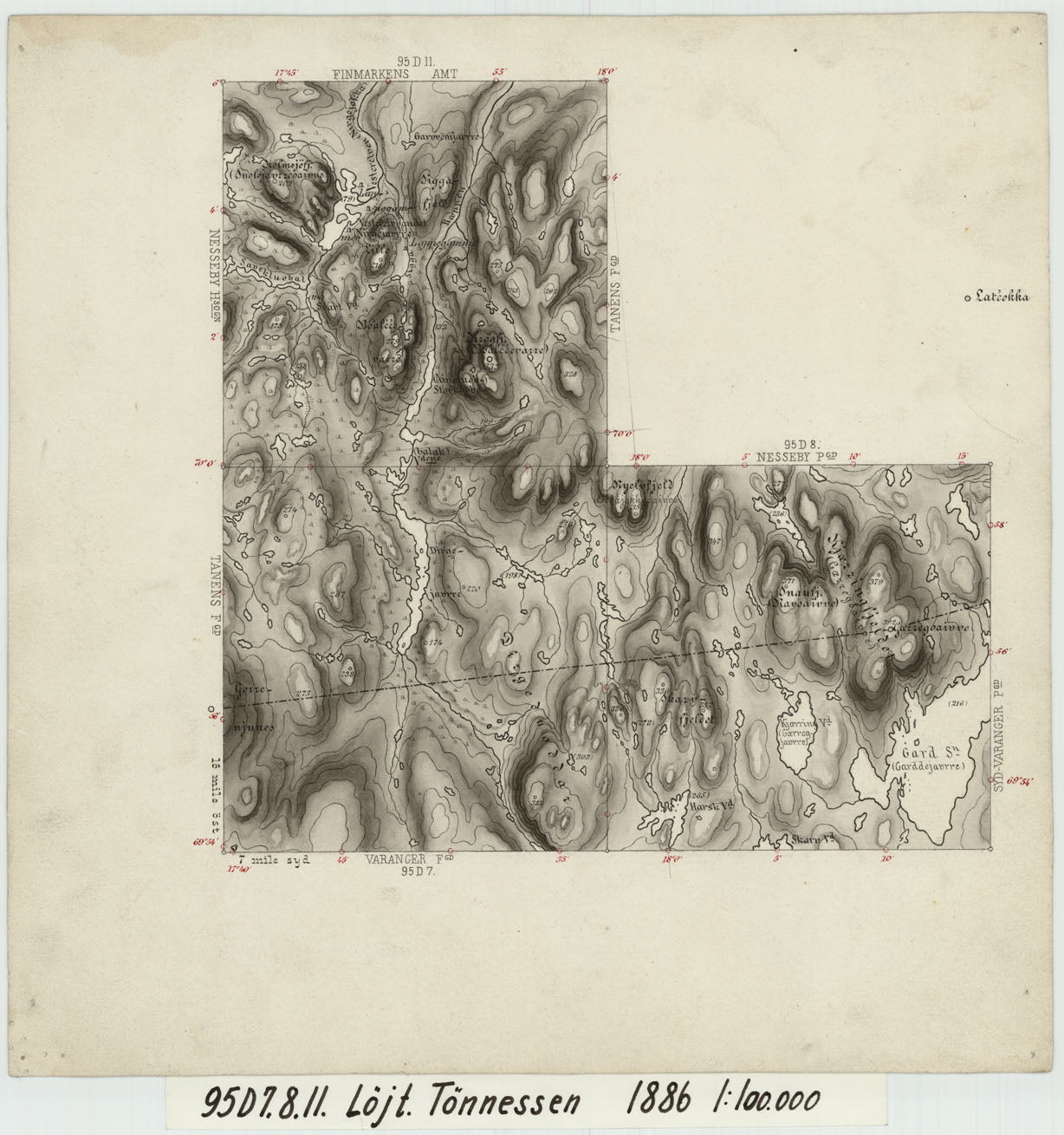 95D 7; 95D 8; 95D 11: Finnmark