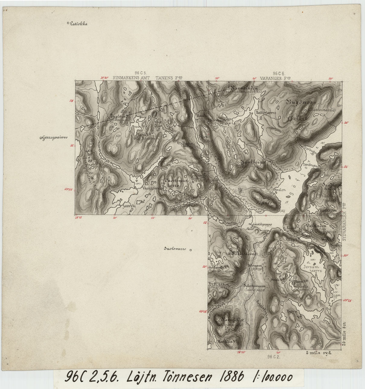 96C 2; 96C 5; 96C 6: Finnmark