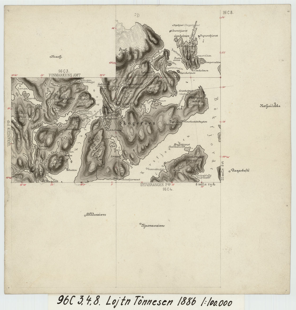 96C 3; 96C 4; 96C 8: Finnmark