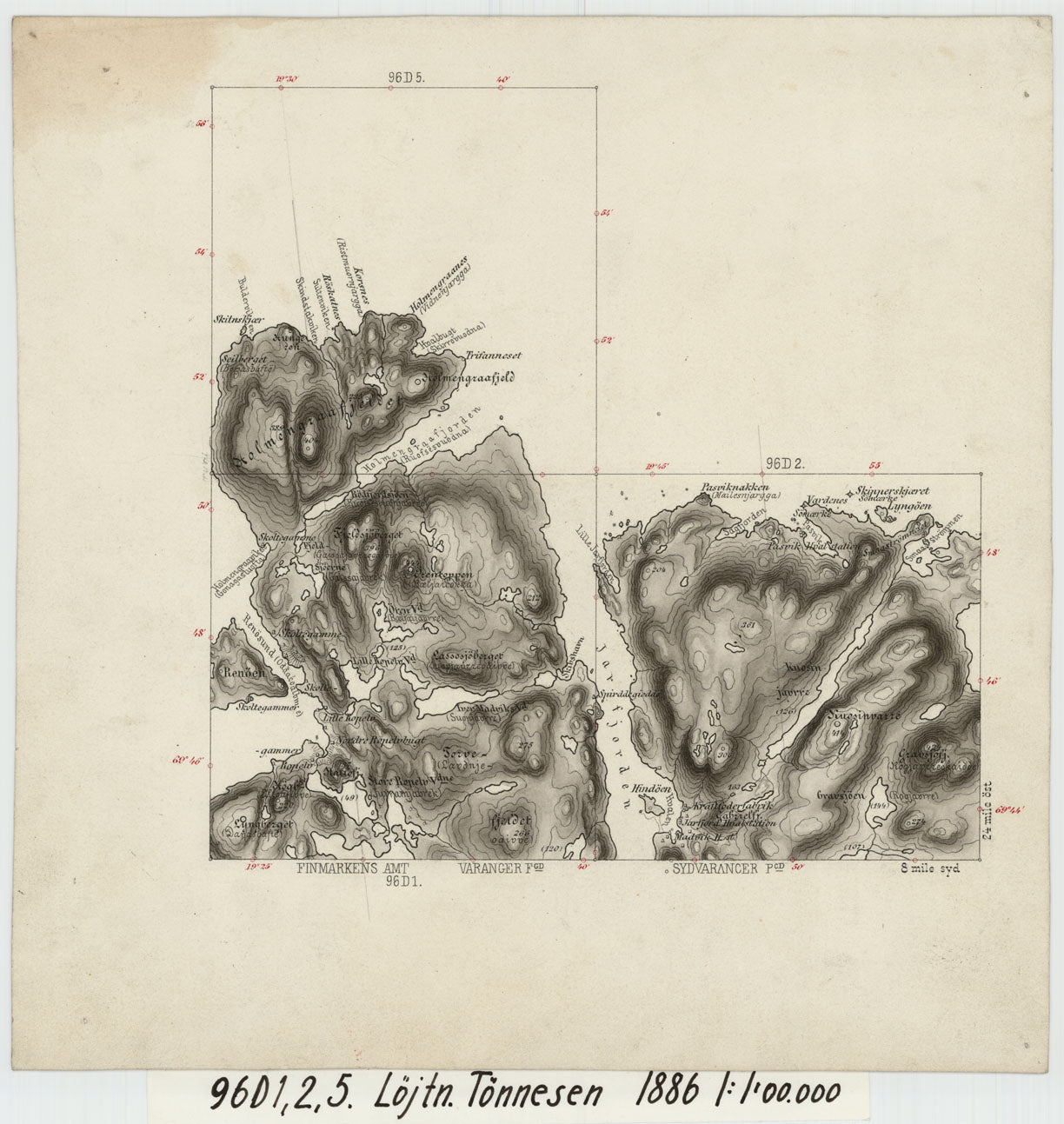 96D 1; 96D 2; 96D 5: Finnmark