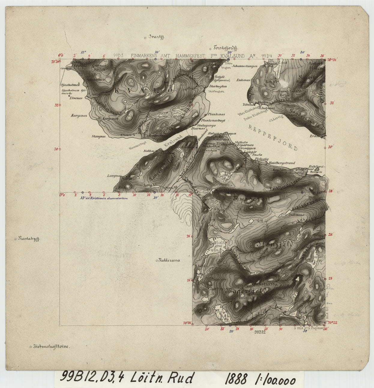 99B 12; 99D 3; 99D 4: Finnmark