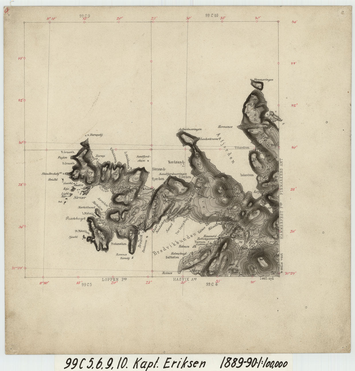 99C 5; 99C 6; 99C 9; 99C 10: Finnmark