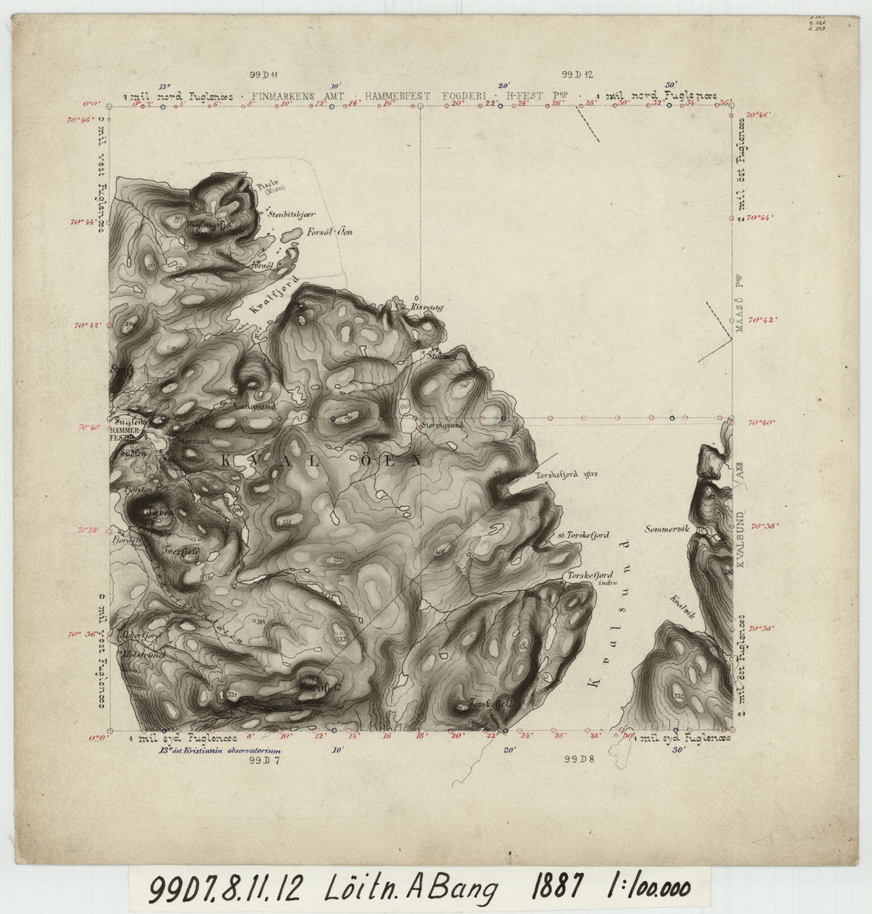 99D 7; 99D 8; 99D 11; 99D 12: Finnmark