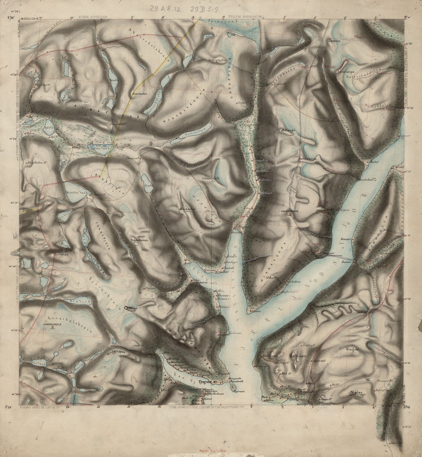 29A 8; 29A 12; 29B 5; 29B 9: Sogn og Fjordane