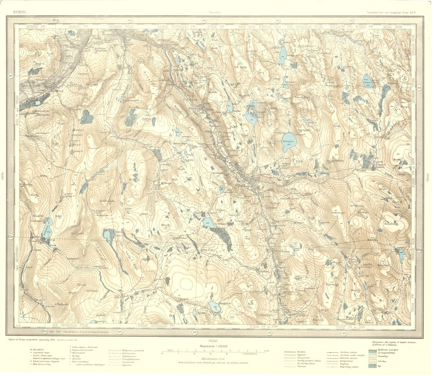 42B Kvikne: Hedmark | Sør-Trøndelag