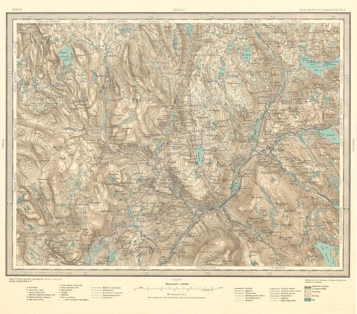 43A Røros: Hedmark | Sør-Trøndelag