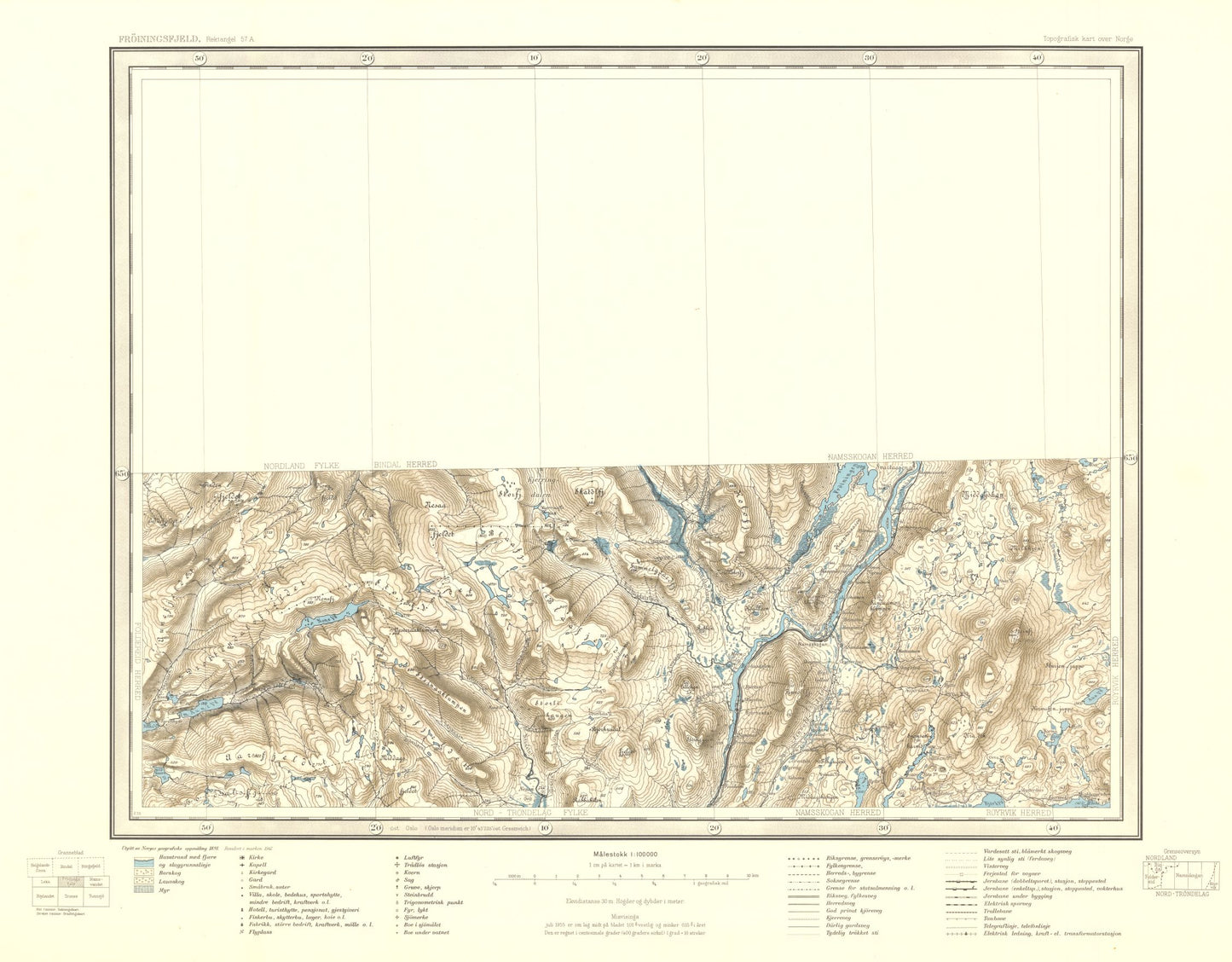 57A Frøiningsfjeld: Nordland | Nord-Trøndelag