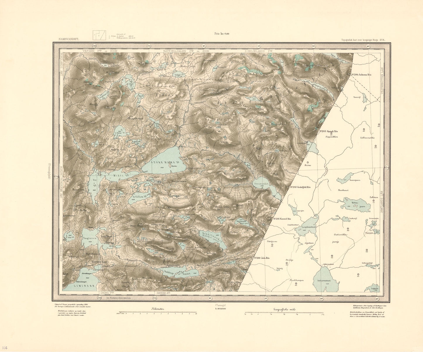 57B Namsvandet: Nordland | Nord-Trøndelag