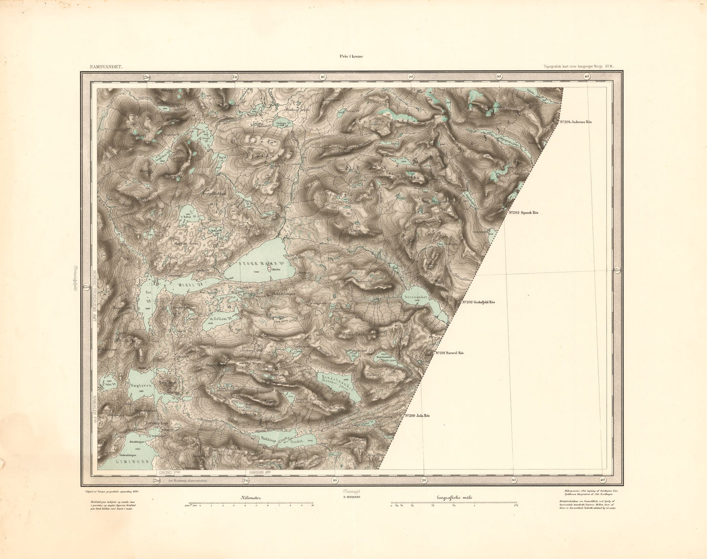 57B Namsvandet: Nordland | Nord-Trøndelag