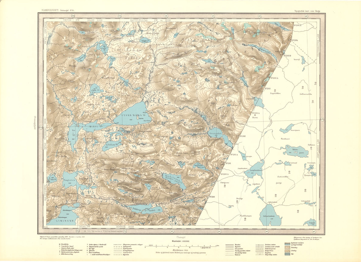 57B Namsvandet: Nordland | Nord-Trøndelag