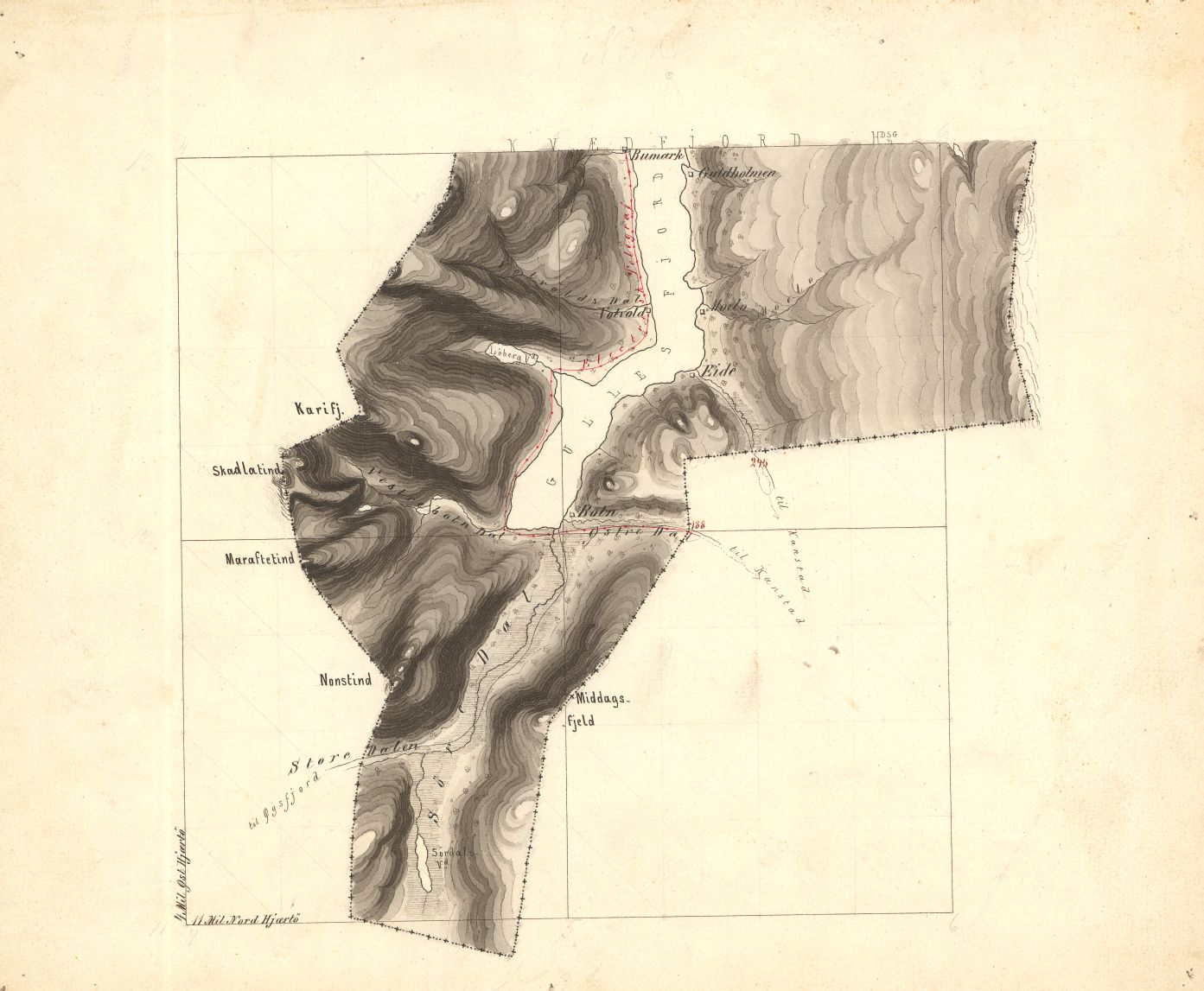 Rektangel-mil; 1-3; 1-4; 1-7; 1-8; 2-5: Troms